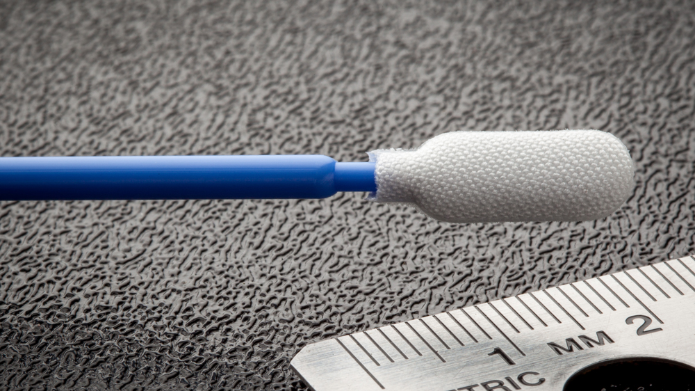 FoamTec HT1511FC-500 MiraSWAB Close Up Swab Measurement Image